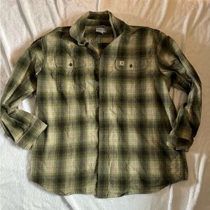 Mens carhartt flannel size xl original fit
